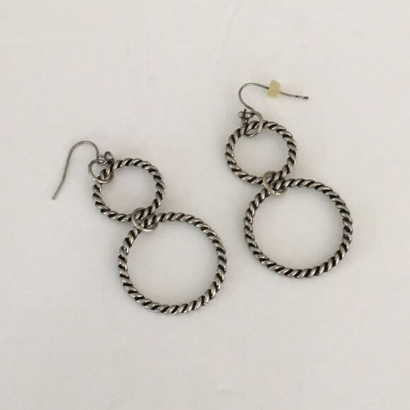 Dangly Silver Earrings - Picture 1 of 2